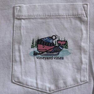 Vineyard Vines Hockey Whale Long Sleeve Pocket T-Shirt